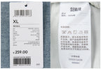 Semir Men Pants Denim American Vintage Loose Straight Leg Trendy Fashion Comfort Commute 2026 Summer Casual Style Top