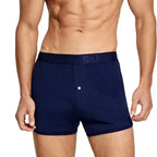 SEOBEAN Cotton Men's Boxer Shorts Loungewear Underwear Loose Fit Underpants Sleepwear Shorts Boxers for Men