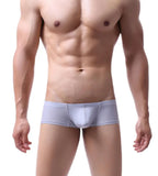 Men's Boxers Low-rise Ice Silk Underpants Men Small Boxer Shorts Sexy Underwear Men Panties Boxer Briefs