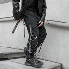Mens Techwear Sweatpants Y2K Streetwear Jogging Pants Men Hip Hop Street Dance Casual Trousers Vintage Cargo Pant Pantalon Homme
