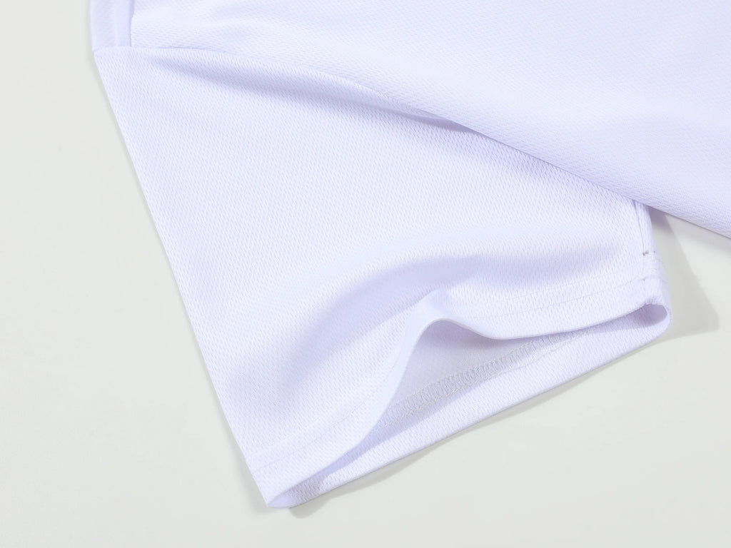 Solid color polo shirt ultra-light men's quick-drying breathable sweat-wicking shirt suitable for fitness gym and running