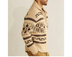 Winter Men's Cardigan Sweaters Fashion Male Knitted Sweater Thermal Warm Coats Casual Man Cashmer Lapel Knitted Jackets Clothing