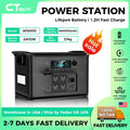 CTOLITY AP2000 2400W Portable Power Station 220v AC 2048WH Solar Generator Energy Storage Power Supply Camping LiFePO4 Batteries