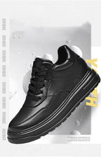 Men Genuine Leather Height Increasing Elevator Shoes Men non-slip BreathableElevator shoes Man Sneakers Comfortable Casual Shoes