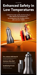 Essager 100W Car Charger USB C Quick Charge PD 45W for iPhone 15 pro 14  Xiaomi Poco Samsung Galaxy S24 Fast Charger Charging