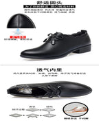 CINESSD 2023 New Fashion Lace Leather Platform Pumps Korean Style Casual Waterproof Pointed Toe Shoes for Women Spring Autumn
