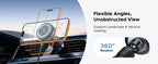 UGREEN MagFlow Pro Qi2.2 25W Magnetic Wireless Car Charger with Cooling Fan For iPhone 16 17 Pro Car Phone Holder Fast Charging