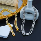 12.5mm Iced Out Miami Cuban Link Necklaces Free Shipping Bling Rapper Chains For Men Hip Hop Daily Party Fashion Jewelry Gift
