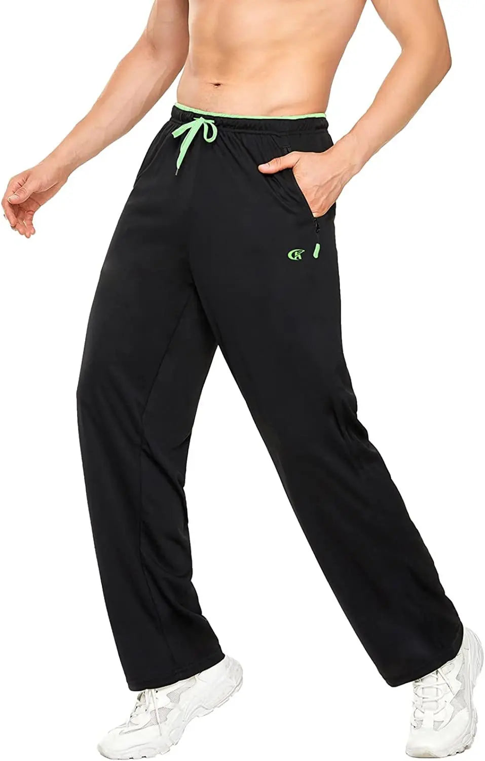Men Sweatpants Running Sport Pants Drawstring Lightweight Solid Joggers Sport Streetwear Casual Breathable Trousers Tracksuit