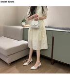 Beige Pointed Toe Kitten Heel Pumps Slip On Dress Shoes Comfortable Non Slip For Business Office Wedding Party Daily Wear  New