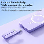 2026 New 30000mAh Mini Wireless Charger PowerBank 22.5W Fast Charging For iPhone Samsung Huawei   Powerbank
