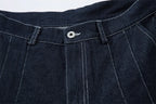 【Mirrordust】Pleated Baggy Jeans Men Loose Wide Leg Jeans Trousers Streetwear Harajuku Hip Hop Jeans Denim Pants