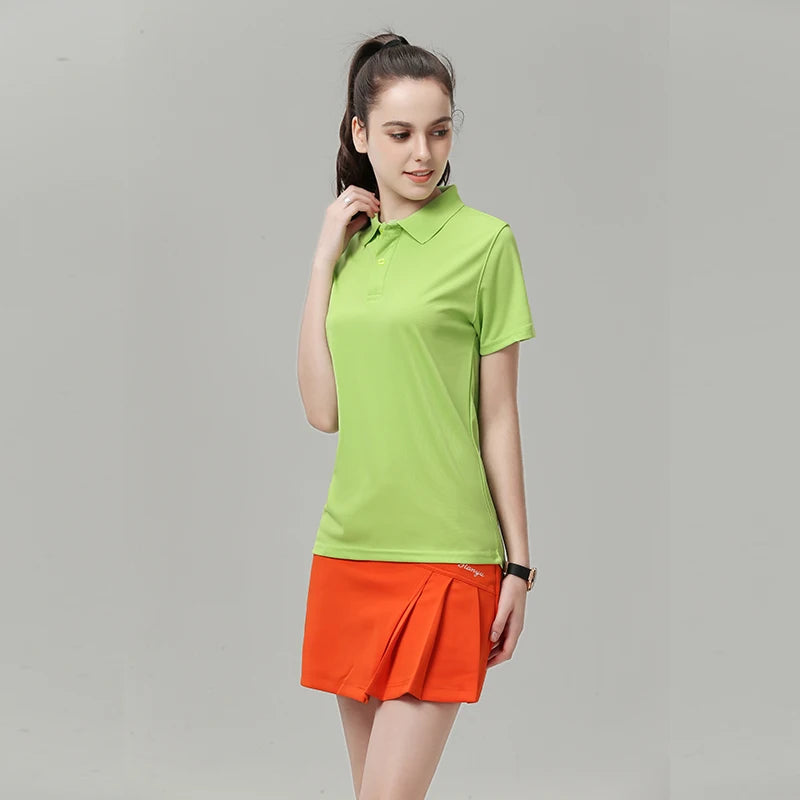 Sports quick-drying polo shirt Custom printed logo lapel cheap advertising T-shirt Marathon running embroidered pattern diy