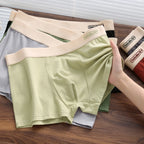 6Pcs/Men's Underwear High Quality Pure Cotton Boxer Shorts Anti-bacterial Breathable Sports Men Underwear Elasticity Large Size