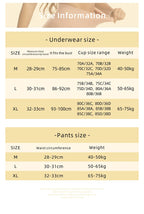 1Set Womens Underwear Set Wireless Lingerie Panties Bra Female Sexy Seamless Tank Crop Top Lady Sports Fitness Yoga Clothing Set