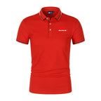 Men'S Summer Casual Breathable Comfortable Polo Shirt Solid Color High Quality Short Sleeve T-Shirt For GSXR GSX-R