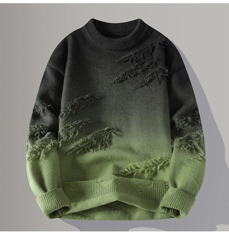 2024 Winter Sweaters for male men thick O-neck sweater men Student youth sweaters autumn Men's wool Casual Knitwear Pullover