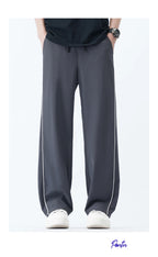 Summer Men Sweatpants Joggers Straight Pants Neutral Breathable Loose Outdoor Quick Drying Fabric Fitness Pants Casual Trouser