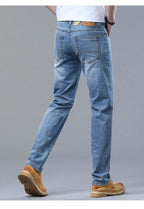 2026 Brand Best Price Comfort Straight Denim Pants Men's Jeans Business Casual Elastic Male High Quality Trousers