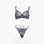 Tornova Sexy Lace Lingerie Suit for Women Mesh See-through Sexy Interesting Lingerie Two-Piece Ladies Body Shaping Underwear Set