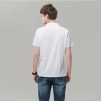 Sports quick-drying polo shirt Custom printed logo lapel cheap advertising T-shirt Marathon running embroidered pattern diy
