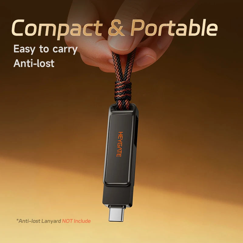 HEYGATE USB 3.2 Type-C Dual Interface OTG U Disk 150MB/s Fast Transfer Flash Drive Memory Stick For Android Smartphone Notebook