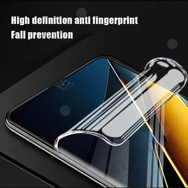 5 Pcs Hydrogel Film For Xiaomi Redmi Note 15 14 13 12 Pro Plus Poco X7 X6 Pro Xiaomi 15T 14T 13T Pro Full Cover Screen Protector