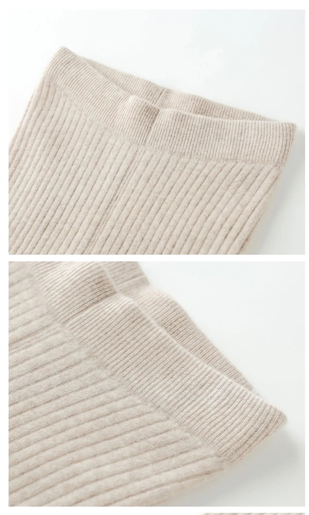 Autumn Winter 100% Merino Wool Leggings for Women Thickening Leggings Small Feet Pencil Pants Outdoor Casual Stretchy Pants