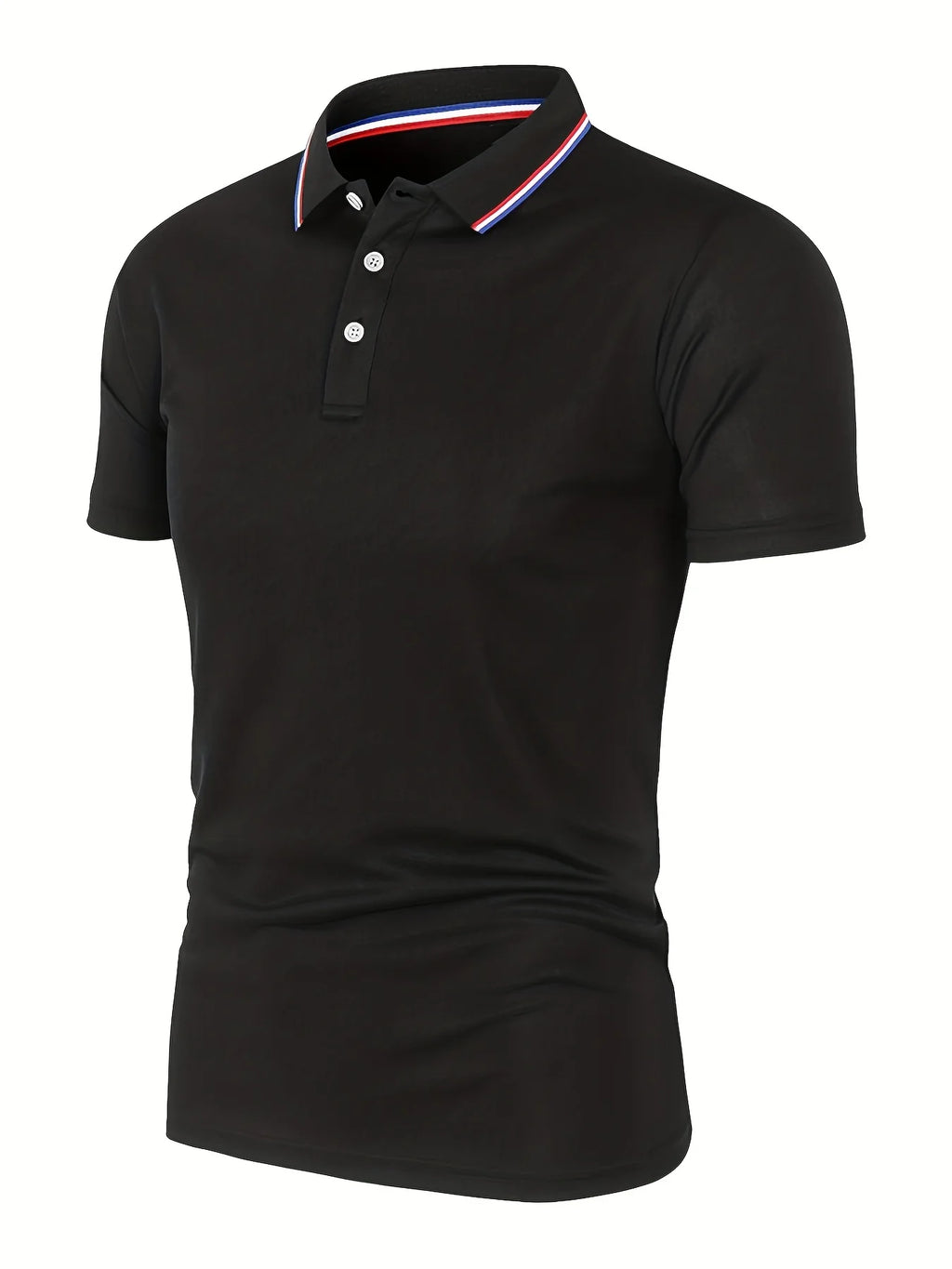 2025 Hot Sale Men's Summer Casual Breathable Comfortable Polo Shirt Men's Solid Color High Quality Short Sleeve T-Shirt