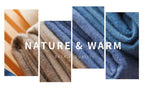Winter Men's 6XL  Cashmere Sweater Merino Cold Resistant Clothing O-Neck Solid Color Pullover Warm Jersey Jumper Wool Sweaters