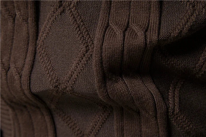 Men Cardigan Casual V-Neck Long Sleeve Sweater Men Coat