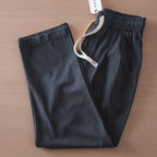 2025 Summer New Style Lightweight Breathable Smooth and Loose Straight Sweatpants Draped and Elastic Home Men's Casual Pants