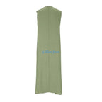 Q1FA Summer Dresses for Women Cotton Linen Maxi Dress Casual Sleeveless Long Sundress Vacation Outfits