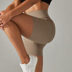 Seamless Yoga Shorts Women Fitness Shorts Running Cycling Shorts Breathable Sports Leggings High Waist Workout Gym Shorts