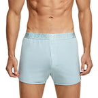 SEOBEAN Cotton Men's Boxer Shorts Loungewear Underwear Loose Fit Underpants Sleepwear Shorts Boxers for Men