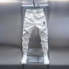Men's Cargo Pants White Hip Hop Male Trousers Summer Regular Fit Harajuku Long Slacks Street Emo Cheapest Luxury New In Casual
