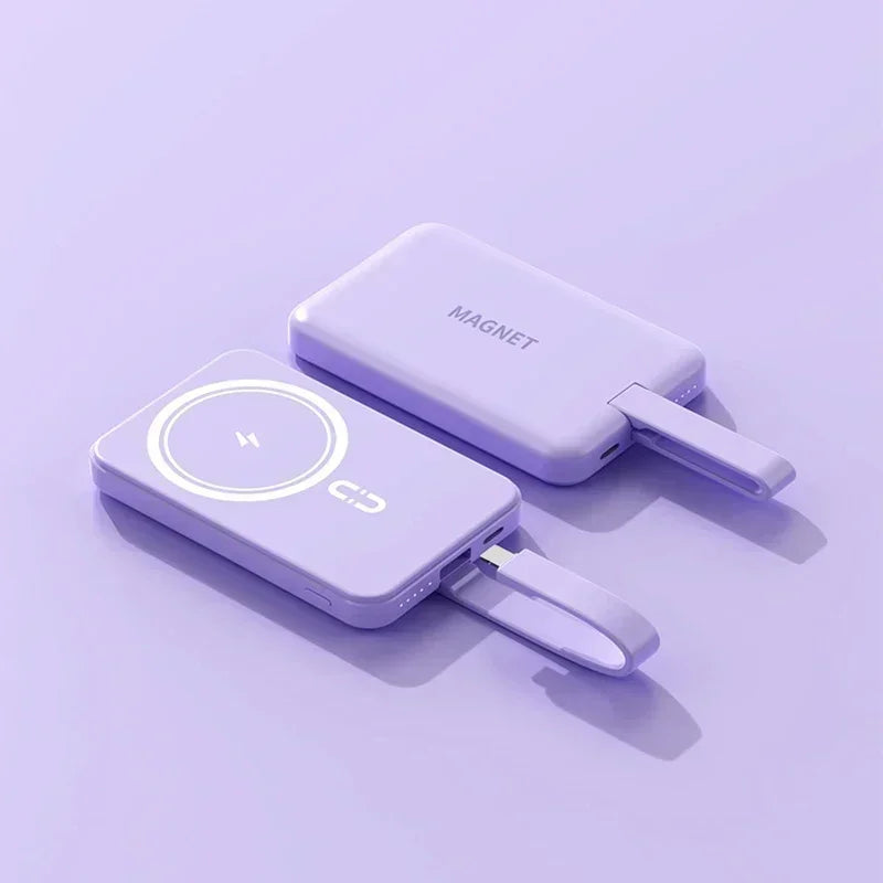 2026 New 30000mAh Mini Wireless Charger PowerBank 22.5W Fast Charging For iPhone Samsung Huawei   Powerbank