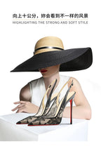 Lace High-heeled Sandals Summer 2026 New Pointed Thin Heels Shallow Mouth Comfortable Women's Sandals