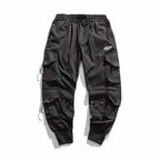 Trendy Streetwear Quick Dry Ice Silk Pants Men Classic Cargo Pants Man Summer Thin New Style Straight Leg Versatile Casual Pants