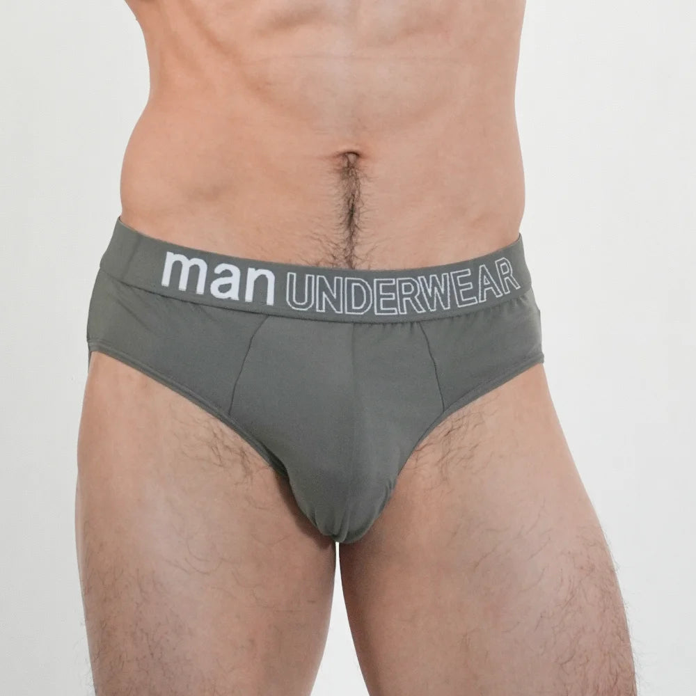2pcs Fashion Mens Sports Briefs Sexy Triangle Short Panties Simple Male Underwear Everyday Comfortable Underpants Free Shipping