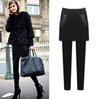 M-6XL clothes Thicker Warm Women Winter Leggings Female Casual Outer Wear leggins Pants Skirt Sweatpants High Waist Leggings