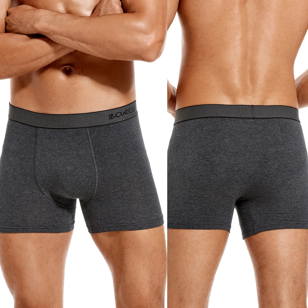 4pcs/pack Boxer Briefs Men's Panties Letter Man Underwear Solid Color Cotton Men Underpants Sexy Undrewear Shorts BONITOS Brand