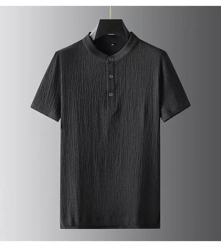 Men's sets (Shirt + trousers) 2026 summer new style fashion men shirt short sleeve shirt High quality shirts male Two Piece
