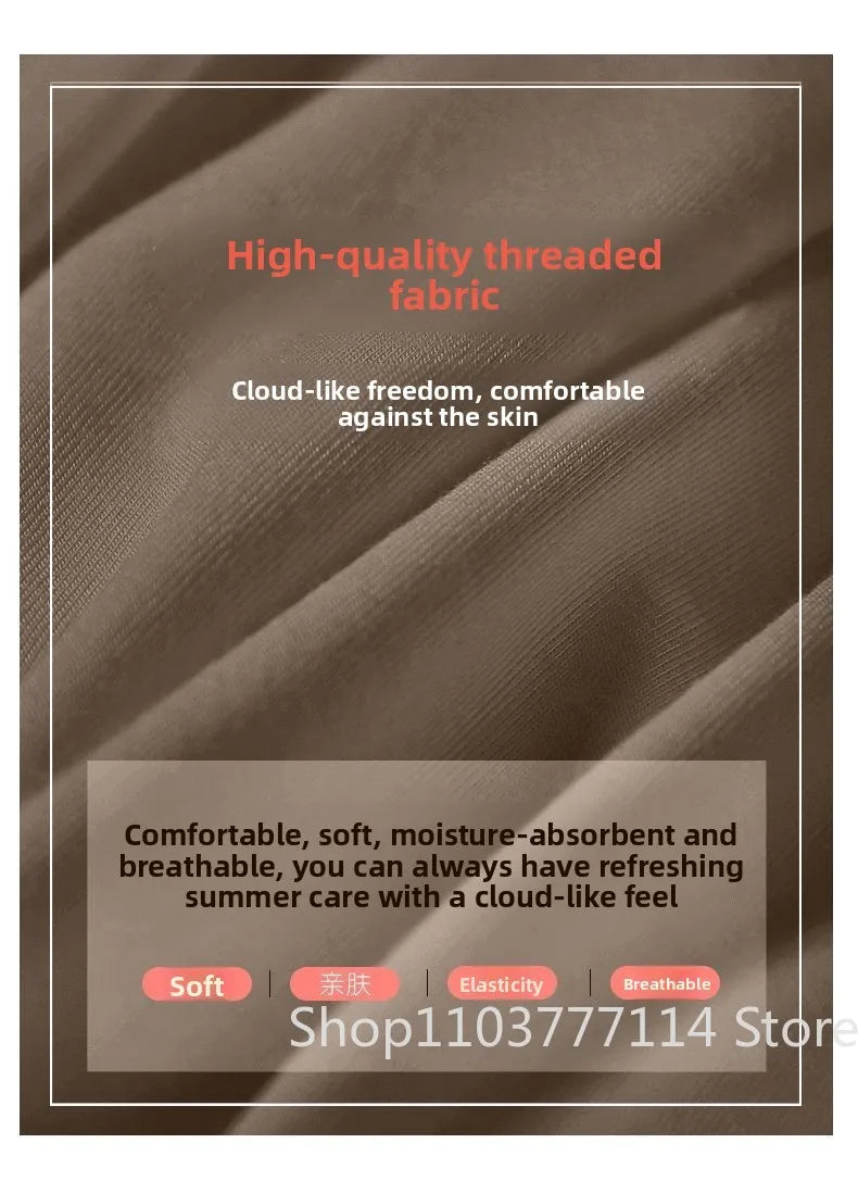 Women's New Sleeveless T-shirt Trendy Fashion Casual Slim Fit Summer Round Neck Ribbed Solid Color Cool Thin Base Top
