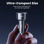 Toocki 65W Car Charger PD 35W Fast Charge for iPhone 16 15 14 Samsung S24 AFC USB C Car Phone Charger for Xiaomi Huawei Realme