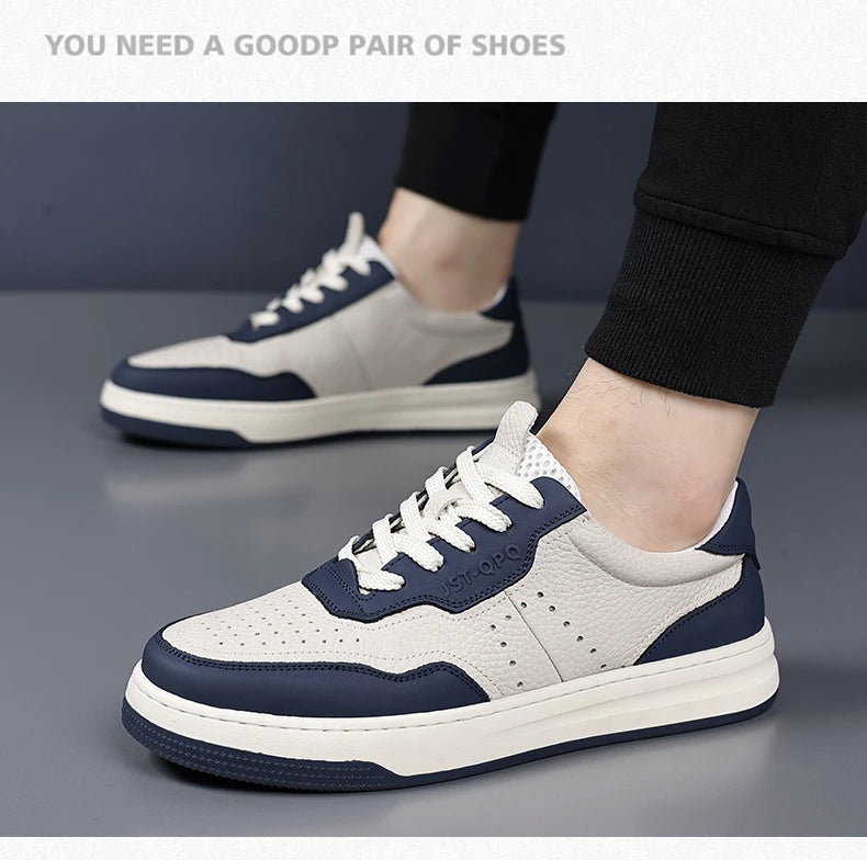 Men's fashion casual shoes four season soft-sole non-slip breathable outdoor walking shoes youth lightweight sports running shoe