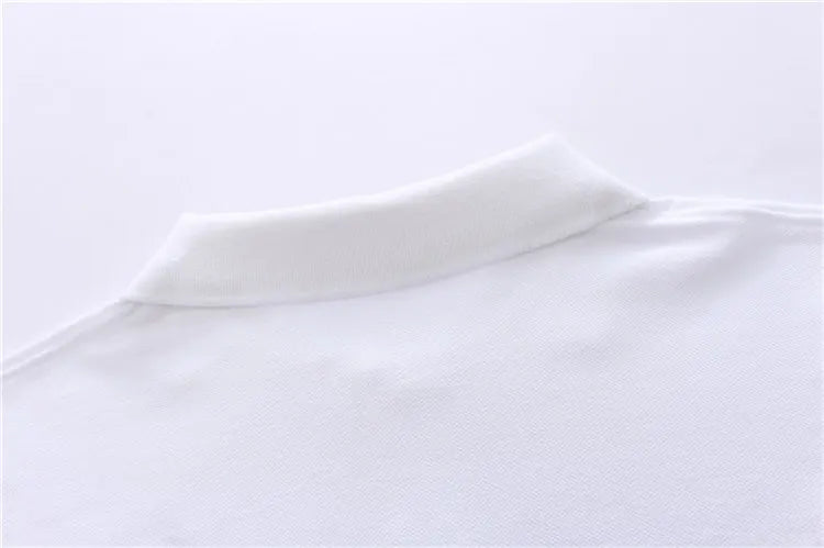 High Quality 100% Cotton Summer Womens Polos Shirts New-Embroidery 3 Casual Short Sleeve Polos Femmes Clothing Lapel Slim Tees