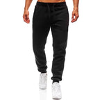 Autumn Winter Men's Joggers Drawstring Casual Pants Fleece Sweatpants Workout Running Gym Fitness Sports Trousers WK007