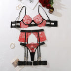 Tornova 2-piece Sexy Lingerie Set G-string Transparent Underwear Lolita Romantic Lingeries Set Sexy Bra Panties Sets Lingerie