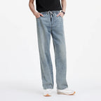 Semir Men Pants Denim American Vintage Loose Straight Leg Trendy Fashion Comfort Commute 2026 Summer Casual Style Top